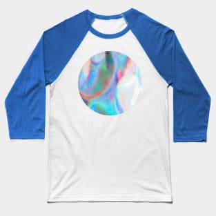 Iridescence 2 - Rainbow Abstract Baseball T-Shirt